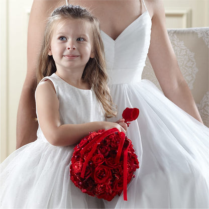 Pure at Heart Flower Girl Arrangement –  Flowers Forever, Carlsbad CA