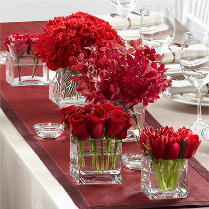 Modern Grace Centerpiece –  Flowers Forever, Carlsbad CA