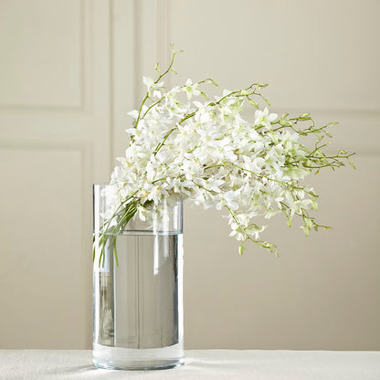 White Dendrobium Bouquet –  Flowers Forever, Carlsbad CA